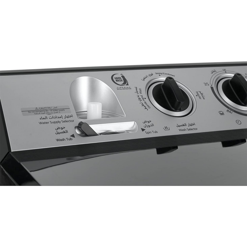 Panasonic Twintub Washing Machine/14Kg/Gray - (NA-W14XG1BSA